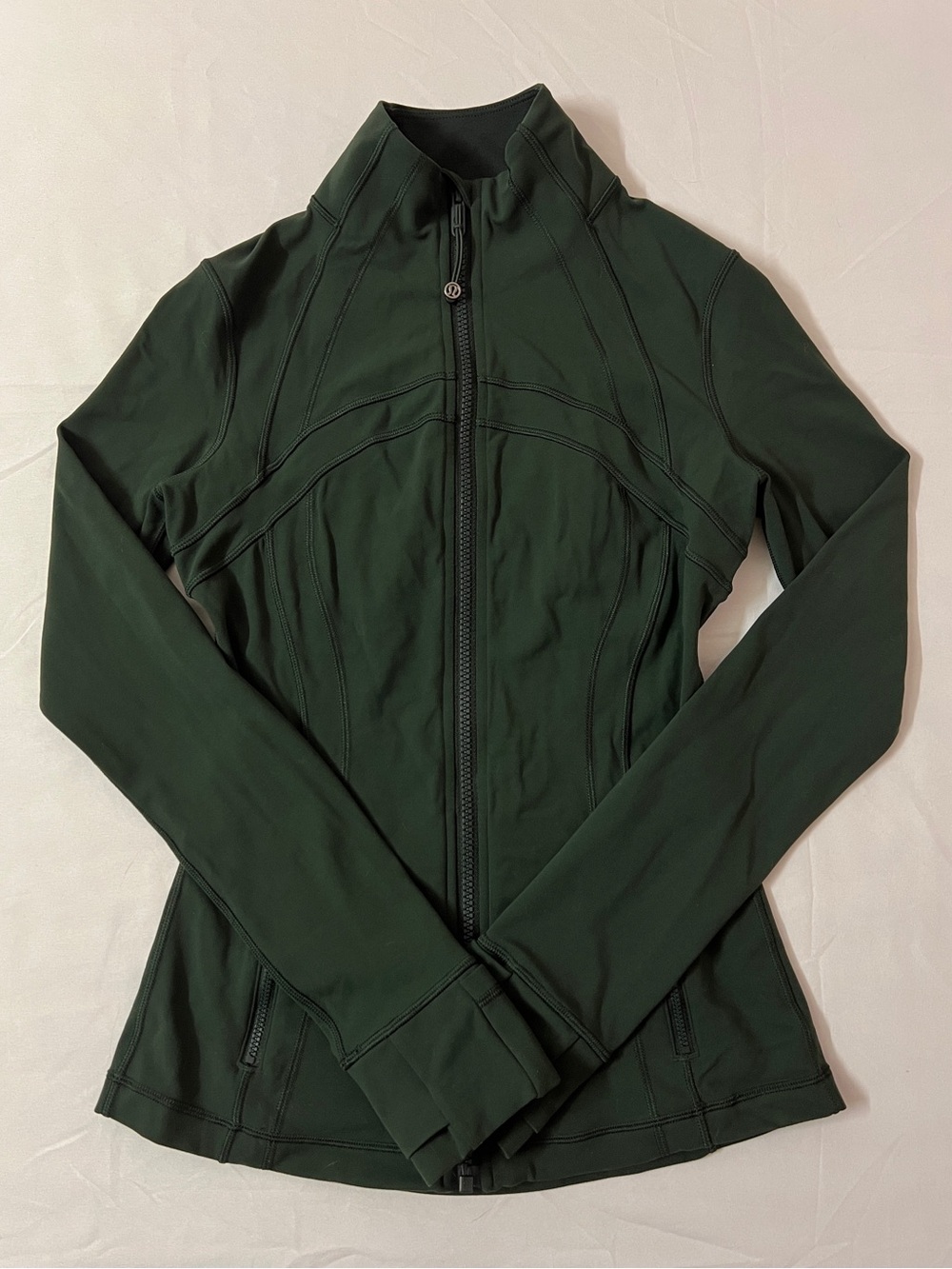Lululemon Full Zip Up Define Jacket Nulu Dark Green